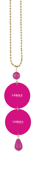 Collana Farfalla Fucsia - Lebole Maison